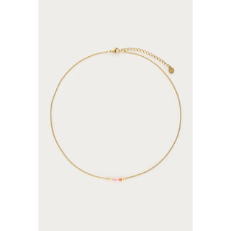 My Jewellery Botanical ketting met vier multikleur kralen