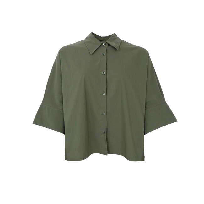 DAVINA loose shirt - Army