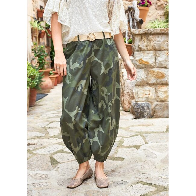 ALLY Balloon Pant - Army Camouflage