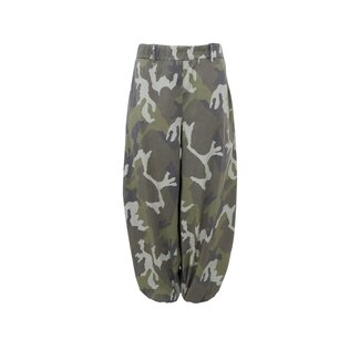 Black Colour ALLY Balloon Pant - Army Camouflage
