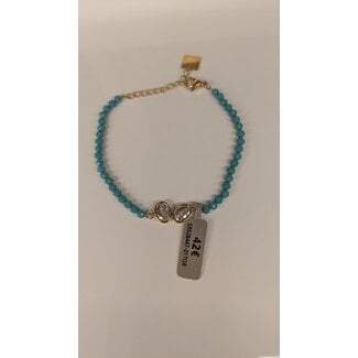 ZAG Bijoux Armband Leaf - Turquoise