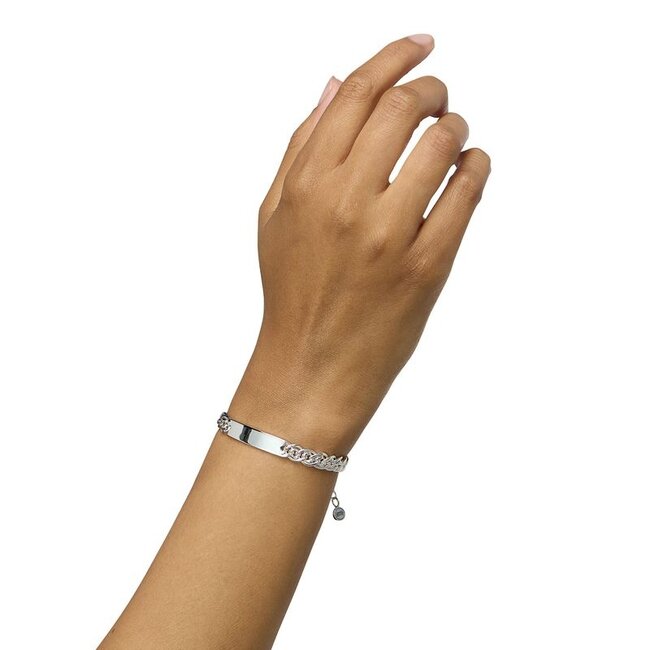 Mini Armband Nathalie Bar Zilver