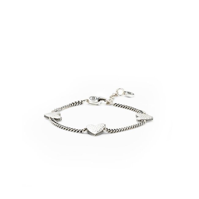 Armband  Essential Multi Heart Zilver