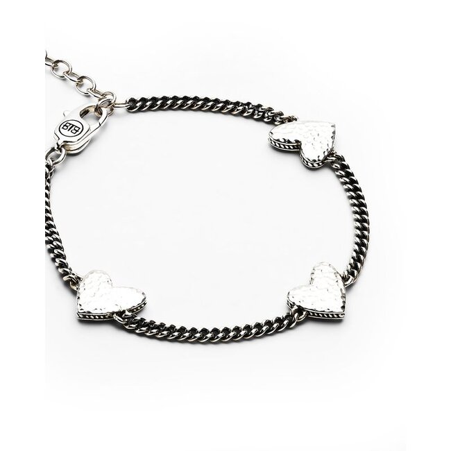 Armband  Essential Multi Heart Zilver
