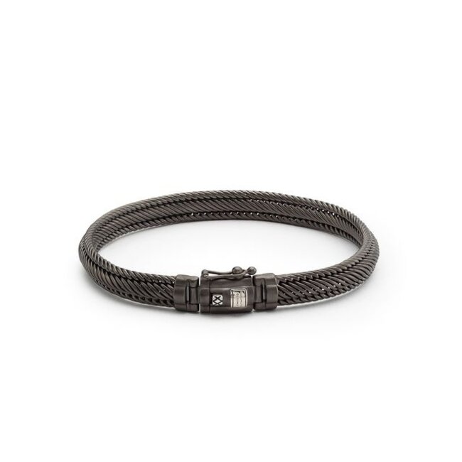 Armband Edwin Mini Ruthenium Zilver