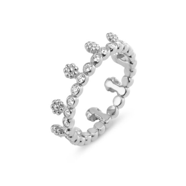 Friends Ring Florentina - Zilverkleurig