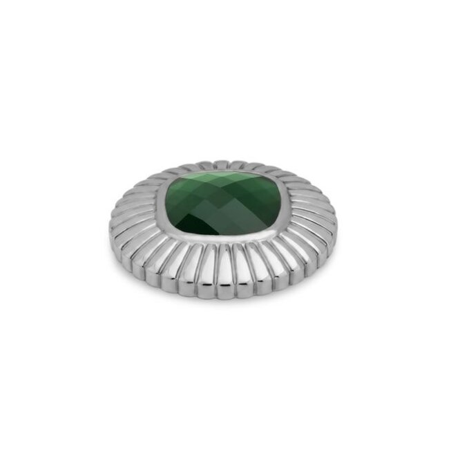 Kosmic Radiant Cushion - Shadow Green