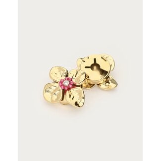 My Jewellery Knopen set bloemen met kralen