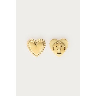 My Jewellery Goudkleurige hartjes knopen set
