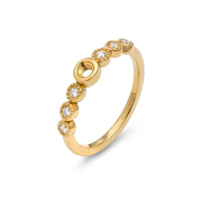 Twisted Tylia ring - Goudkleurig