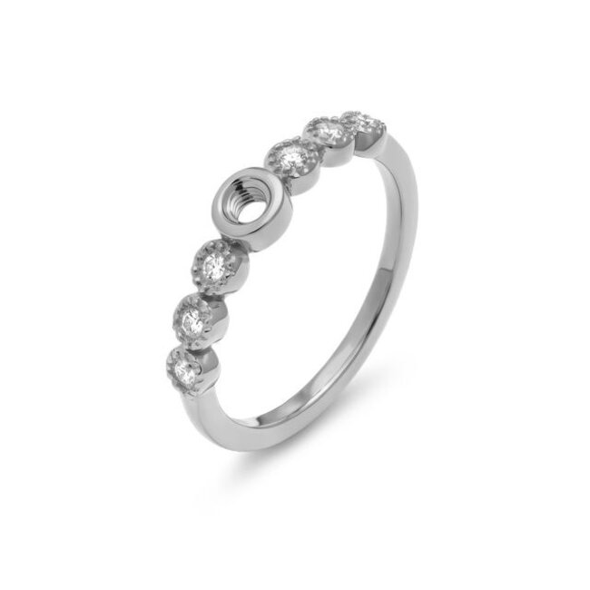 Twisted Tylia ring - Zilverkleurig