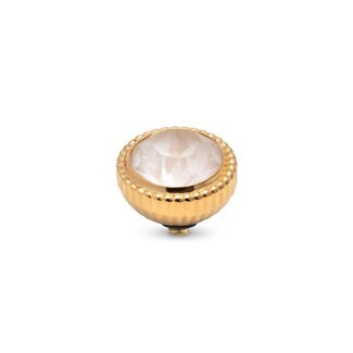 Melano Jewelry Twisted Setting Brilliant Halo - Crystal Linen