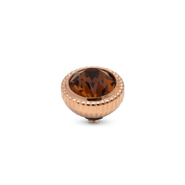 Twisted Setting Brilliant Halo - Rec. Smoked Topaz