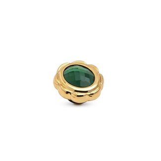 Melano Jewelry Twisted Setting Poppy - Shadow Green