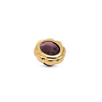 Melano Jewelry Twisted Setting Poppy - Plum