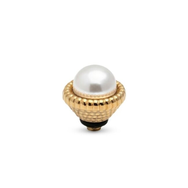Twisted Bali Pearl - Crystal White Pearl