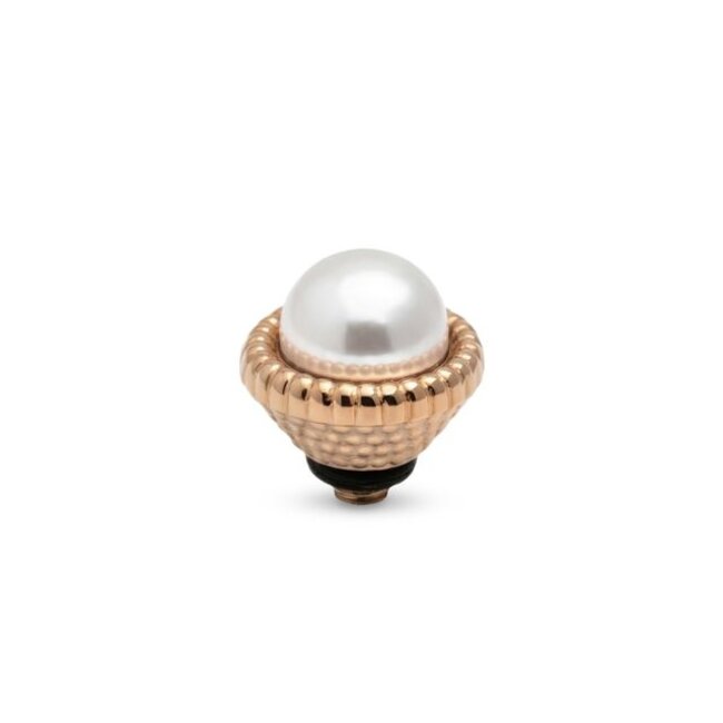 Twisted Bali Pearl - Crystal White Pearl