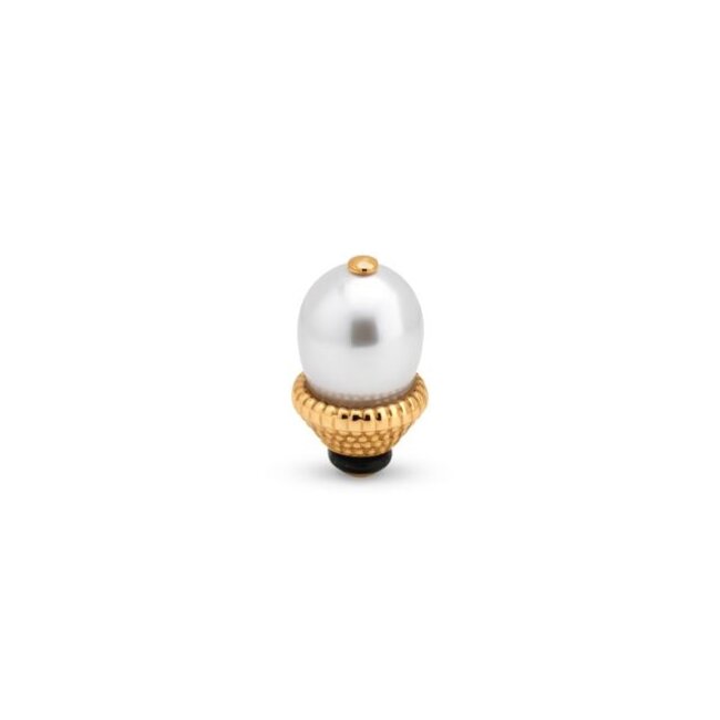 Twisted Pearl Crown - Crystal White Pearl