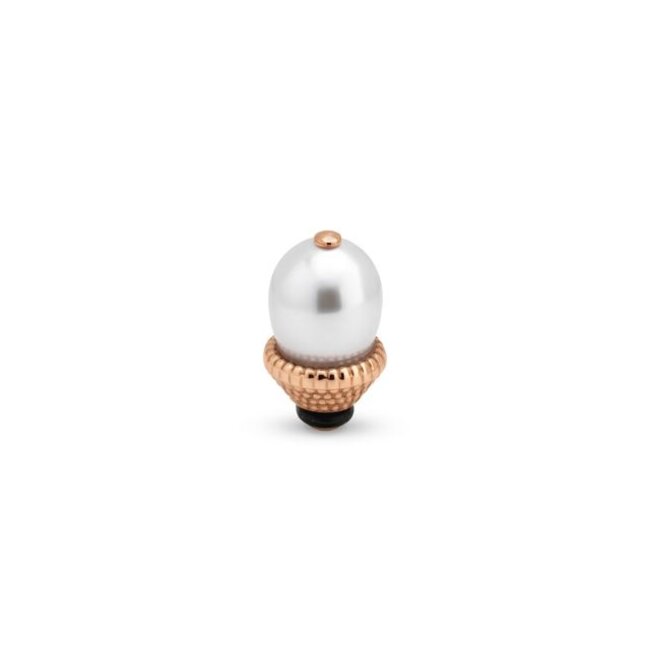 Twisted Pearl Crown - Crystal White Pearl