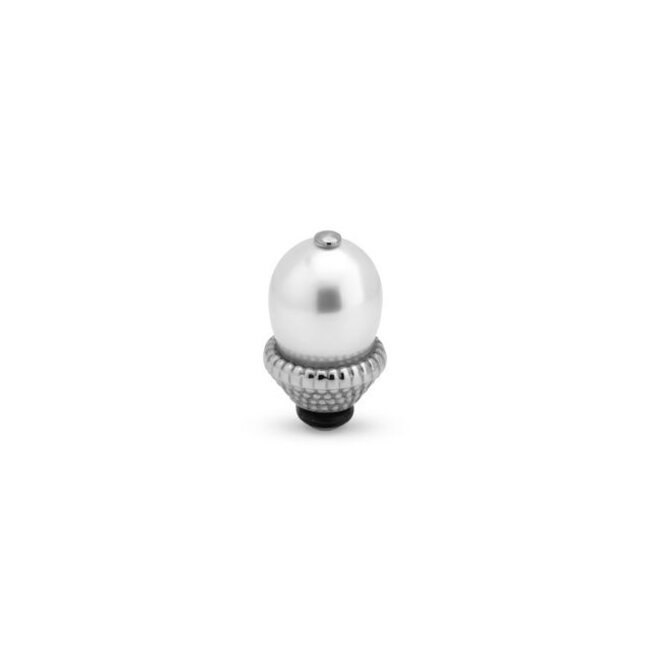 Twisted Pearl Crown - Crystal White Pearl