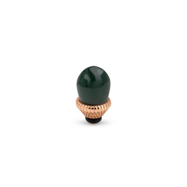 Twisted Glass Crown - Shadow Green