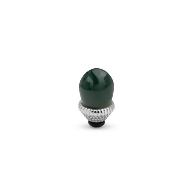 Twisted Glass Crown - Shadow Green