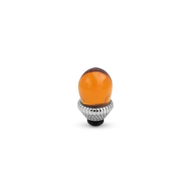 Twisted Glass Crown - Light Caramel
