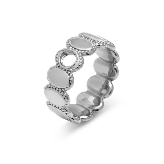 Vivid Valinda ring - Zilverkleurig