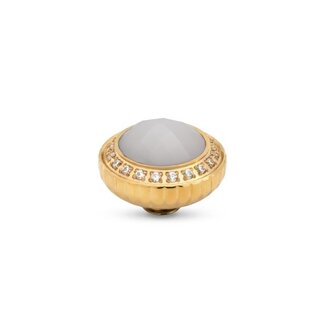 Melano Jewelry Vivid Setting Circle Glow - Cream