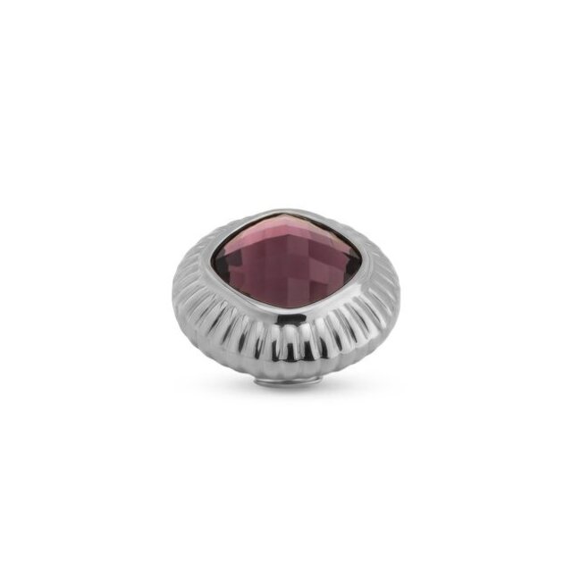 Vivid Setting Round Square - Plum