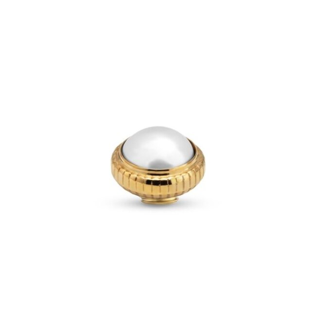 Vivid Pearl Stud - Crystal White Pearl