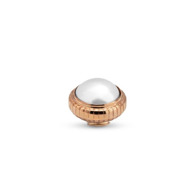 Vivid Pearl Stud - Crystal White Pearl