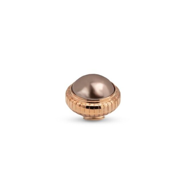 Vivid Pearl Stud - Crystal Bronze Pearl