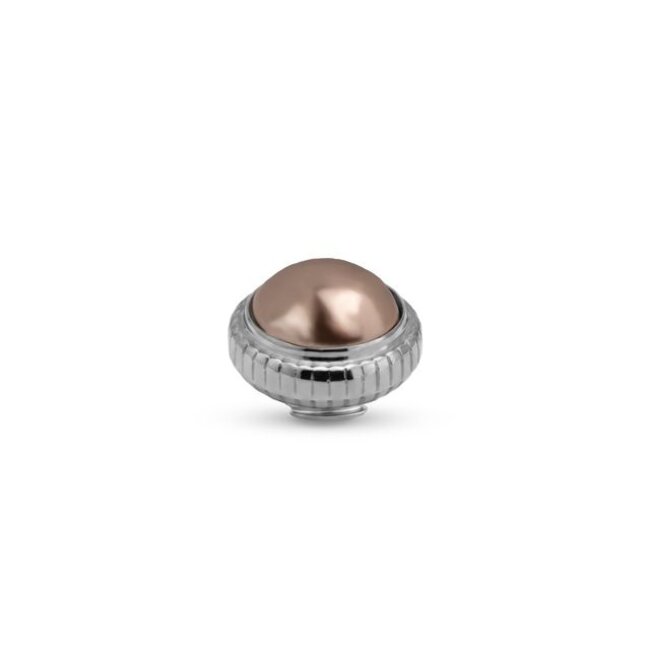Vivid Pearl Stud - Crystal Bronze Pearl