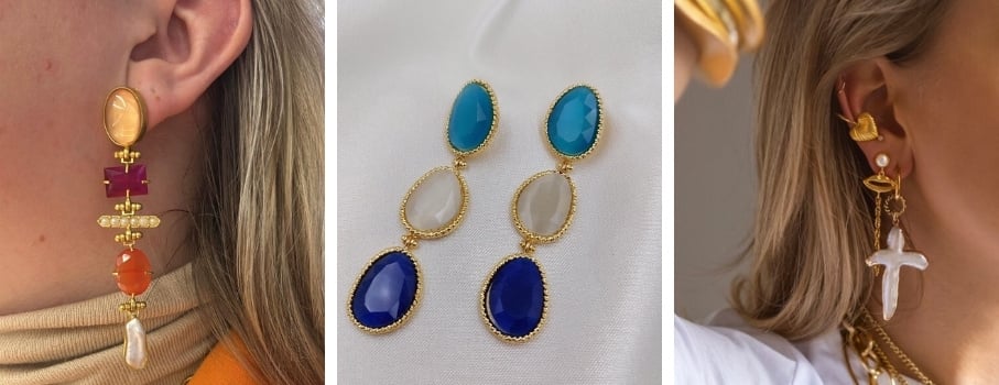 Bernice by Parisienne oorbellen: elegant met een Franse uitstraling
