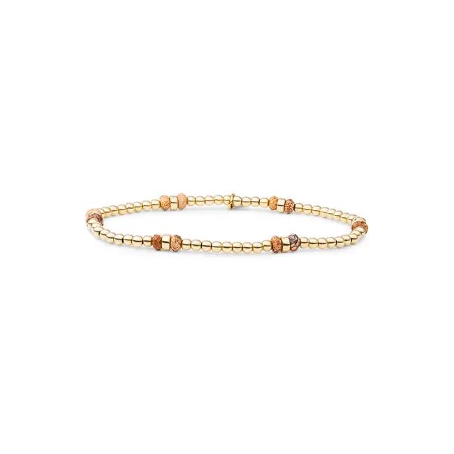 Double Reverse Roundel Armband Landscape Jasper