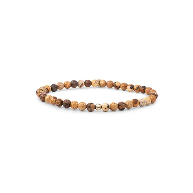 Saturn Armband Small Landscape Jasper