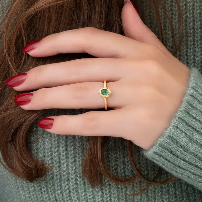 Twisted Setting Poppy - Shadow Green