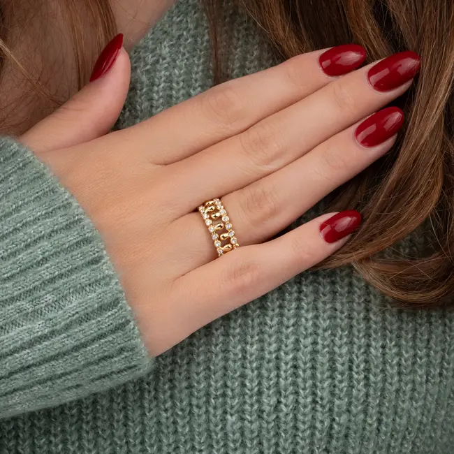 Friends Ring Selina - Goudkleurig
