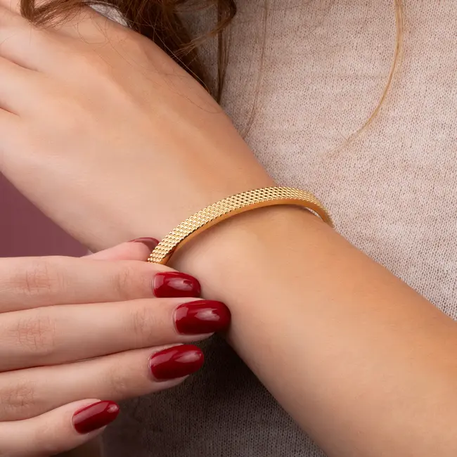 Friends Mesh Armband -  Goudkleurig