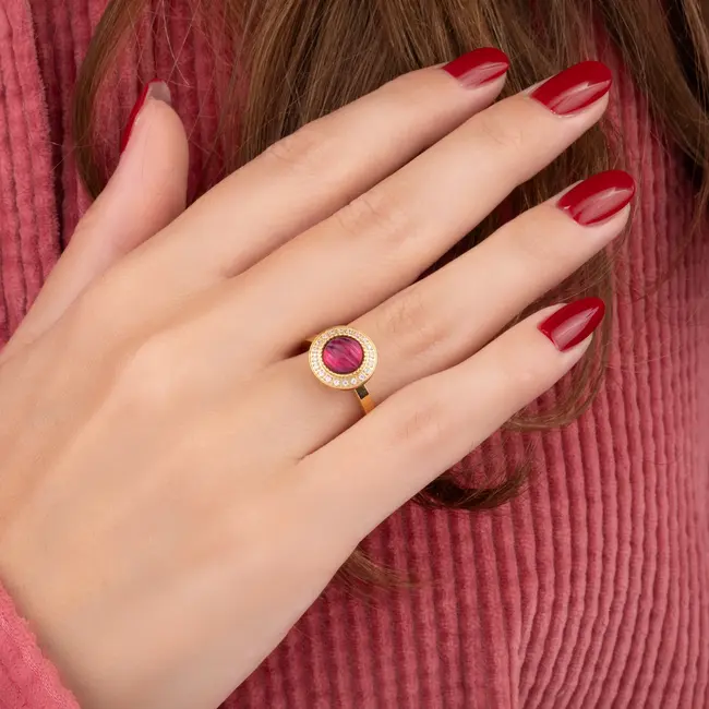 Vivid Setting Crystal Shine - Magenta