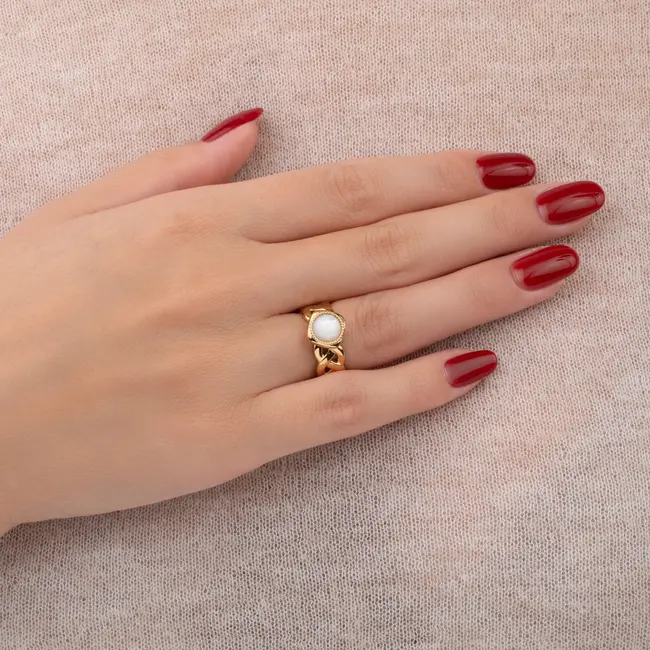 Vivid Visa ring - Goudkleurig