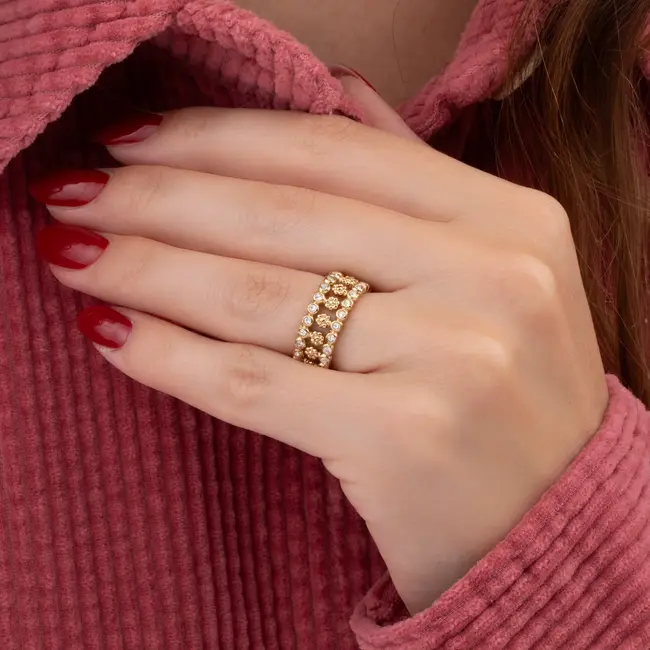 Friends Ring Florentina - Goudkleurig