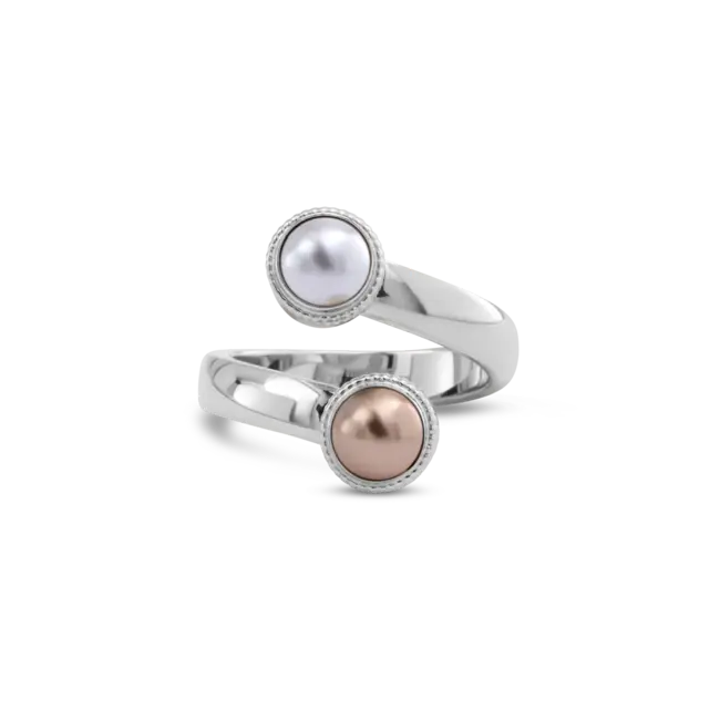 Vivid Parisian Pearl Ring Set