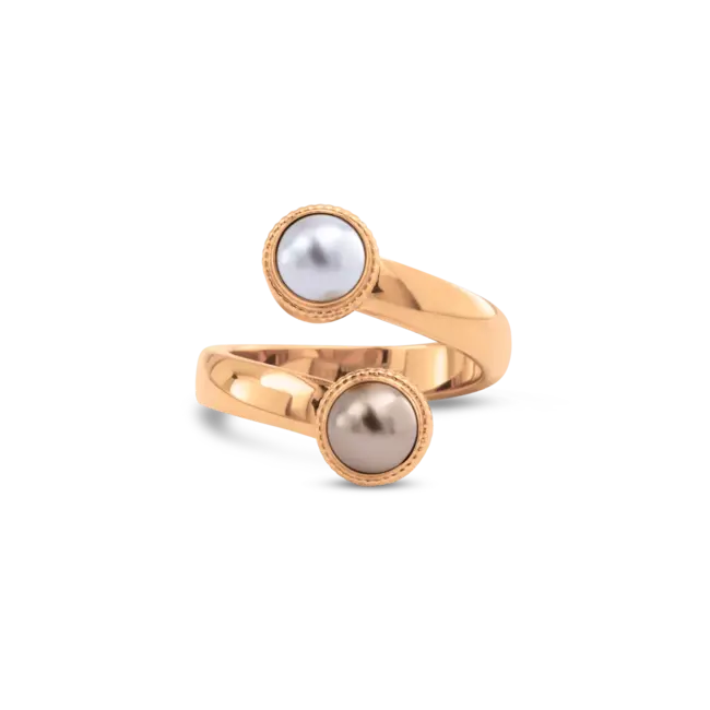 Vivid Parisian Pearl Ring Set