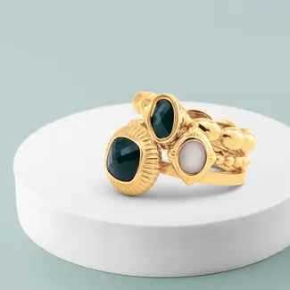 Melano Jewelry Vivid & Twisted Forest Romance Ringen Set