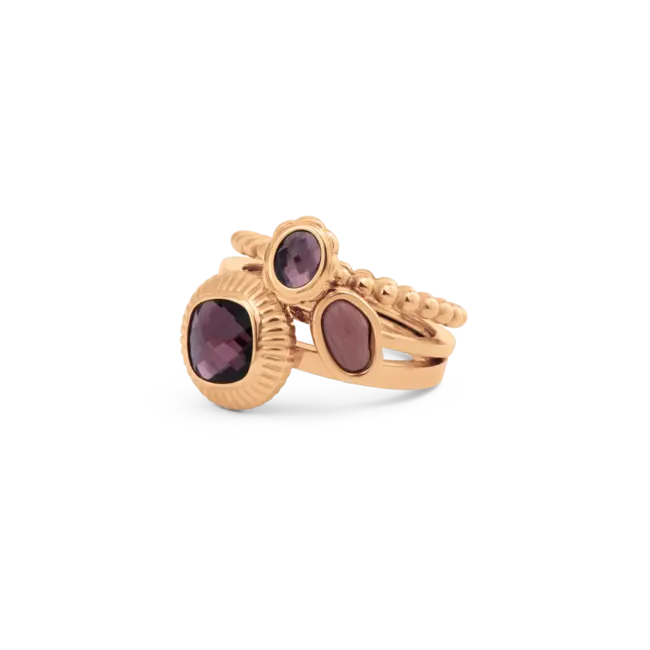 Vivid & Twisted Winter Bloom Ringen Set