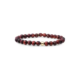 Sparkling Jewels Saturn Armband Large Red Tiger Eye