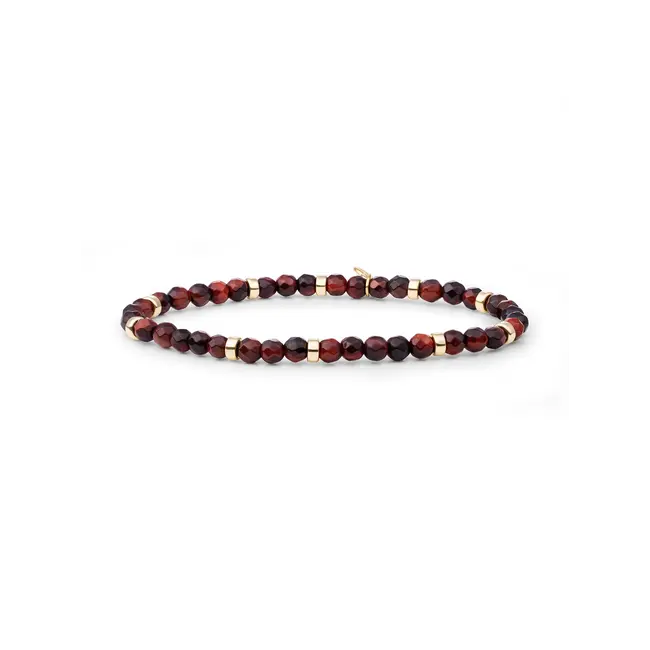 Roundel Interstellar Armband Red Tiger Eye