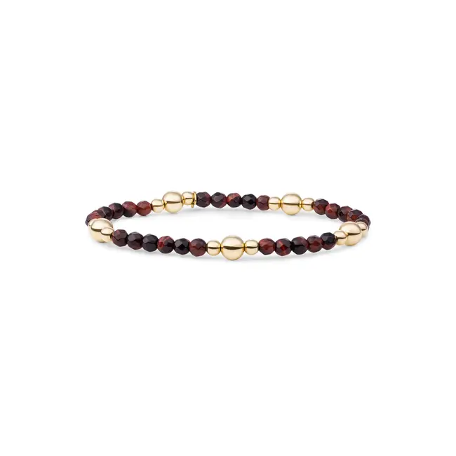 Bold Mix Armband Red Tiger Eye